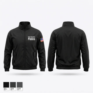 Windbreaker, Cape Charles Police, Police, Teamtime, Team time, sublimation, custom sports apparel, team uniforms, spirit wear, spiritwear, sports uniforms, custom shirts, team store, custom team store, fundraiser sports, apparel fundraiser