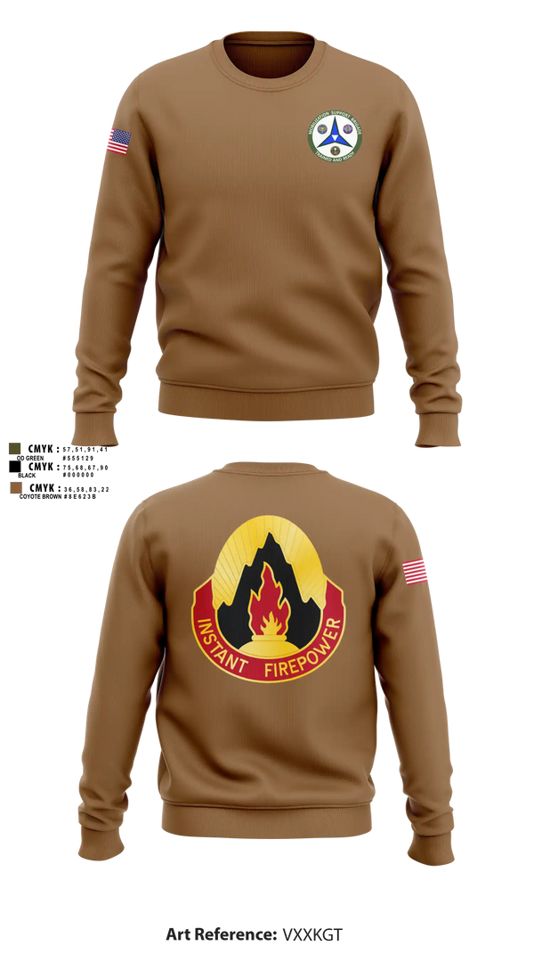 Crew Neck Sweatshirt, 38th RSG, Army, Teamtime, Team time, sublimation, custom sports apparel, team uniforms, spirit wear, spiritwear, sports uniforms, custom shirts, team store, custom team store, fundraiser sports, apparel fundraiser