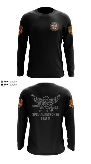 Long Sleeve Performance Shirt, Special Response Team, Police, Teamtime, Team time, sublimation, custom sports apparel, team uniforms, spirit wear, spiritwear, sports uniforms, custom shirts, team store, custom team store, fundraiser sports, apparel fundraiser