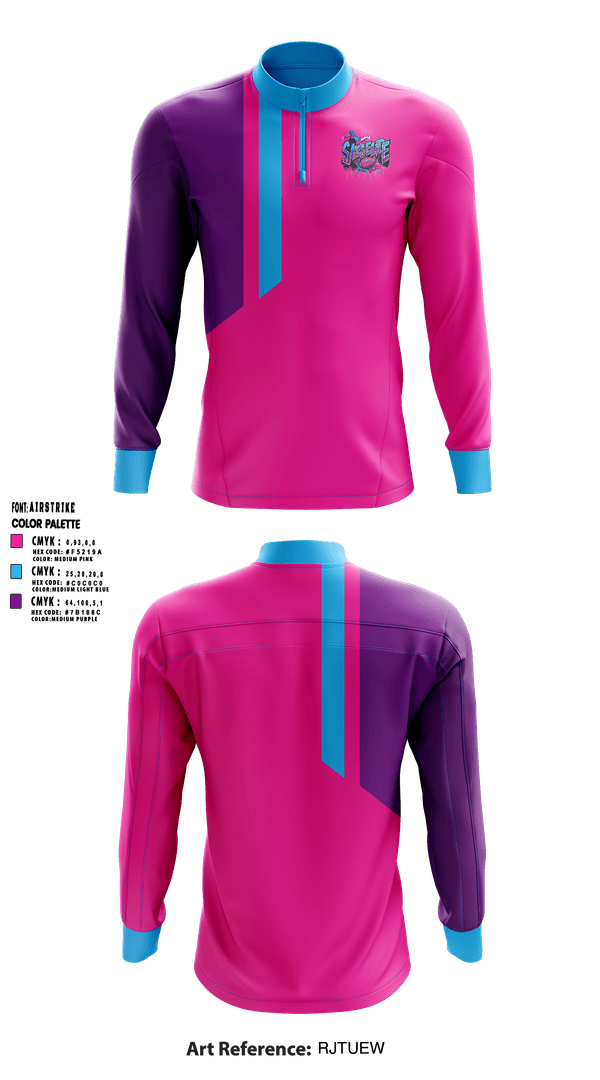 Quarter Zip Jacket, She’s Elite, , Teamtime, Team time, sublimation, custom sports apparel, team uniforms, spirit wear, spiritwear, sports uniforms, custom shirts, team store, custom team store, fundraiser sports, apparel fundraiser