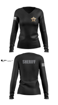 WISE COUNTY SHERIFF'S OFFICE - TEXAS Women's Long Sleeve V-neck Shirt - 13