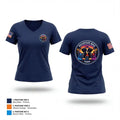 Mountain Bike Team 12317033 Women's Short Sleeve V-neck Shirt - 1