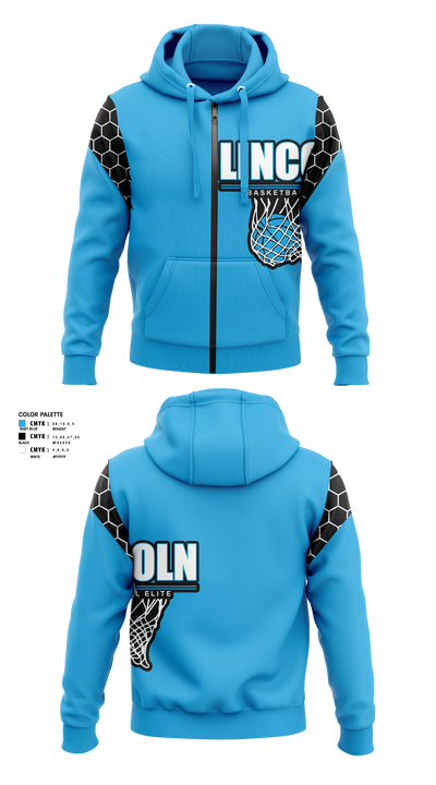 Lincoln Basketball Elite Zip Hoodie - 3