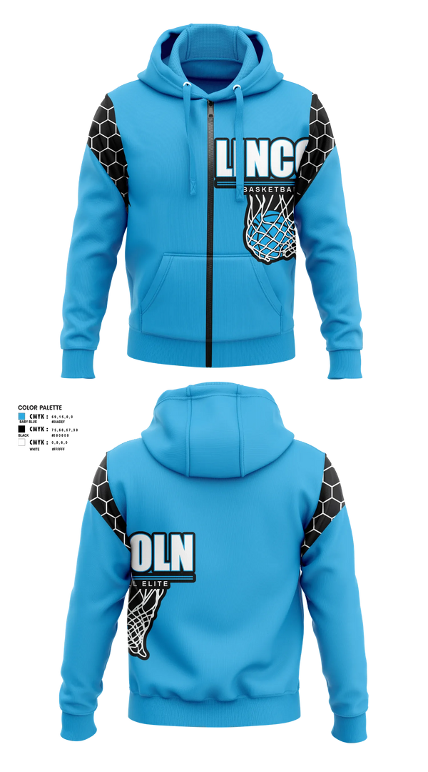 Zip Hoodie, A2Z Select, Men's Basketball, Teamtime, Team time, sublimation, custom sports apparel, team uniforms, spirit wear, spiritwear, sports uniforms, custom shirts, team store, custom team store, fundraiser sports, apparel fundraiser