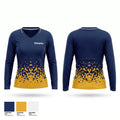 Enterprise Women's Long Sleeve V-neck Shirt - 1