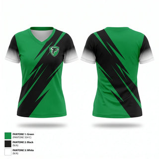 Womens Short Sleeve Vneck Shirt, BU13 Rush-Henrietta Falcons, Men's Soccer, Teamtime, Team time, sublimation, custom sports apparel, team uniforms, spirit wear, spiritwear, sports uniforms, custom shirts, team store, custom team store, fundraiser sports, apparel fundraiser
