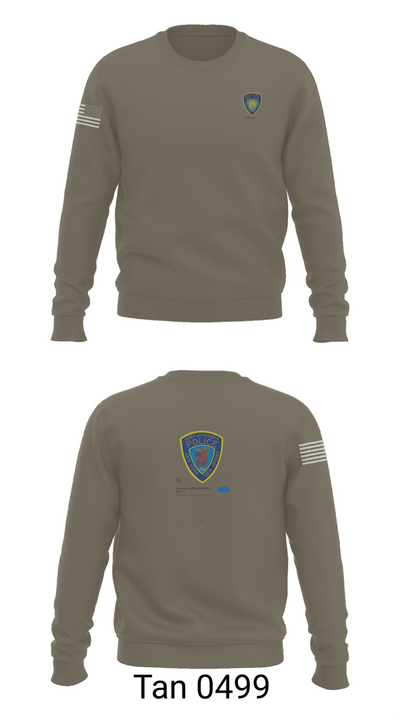 Port Authority Police 67694439 Crew Neck Sweatshirt - 62