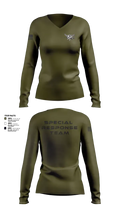 Houston Fugitive Operations Alpha 59131115 Women's Long Sleeve V-neck Shirt - 3