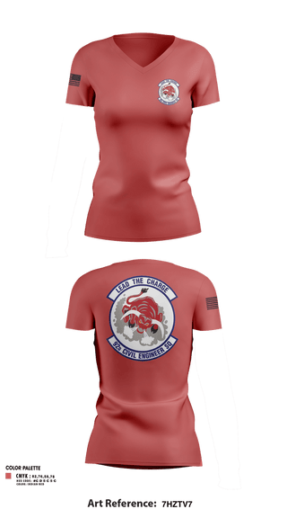 Womens Short Sleeve Vneck Shirt, 92 CES, Air Force, Teamtime, Team time, sublimation, custom sports apparel, team uniforms, spirit wear, spiritwear, sports uniforms, custom shirts, team store, custom team store, fundraiser sports, apparel fundraiser