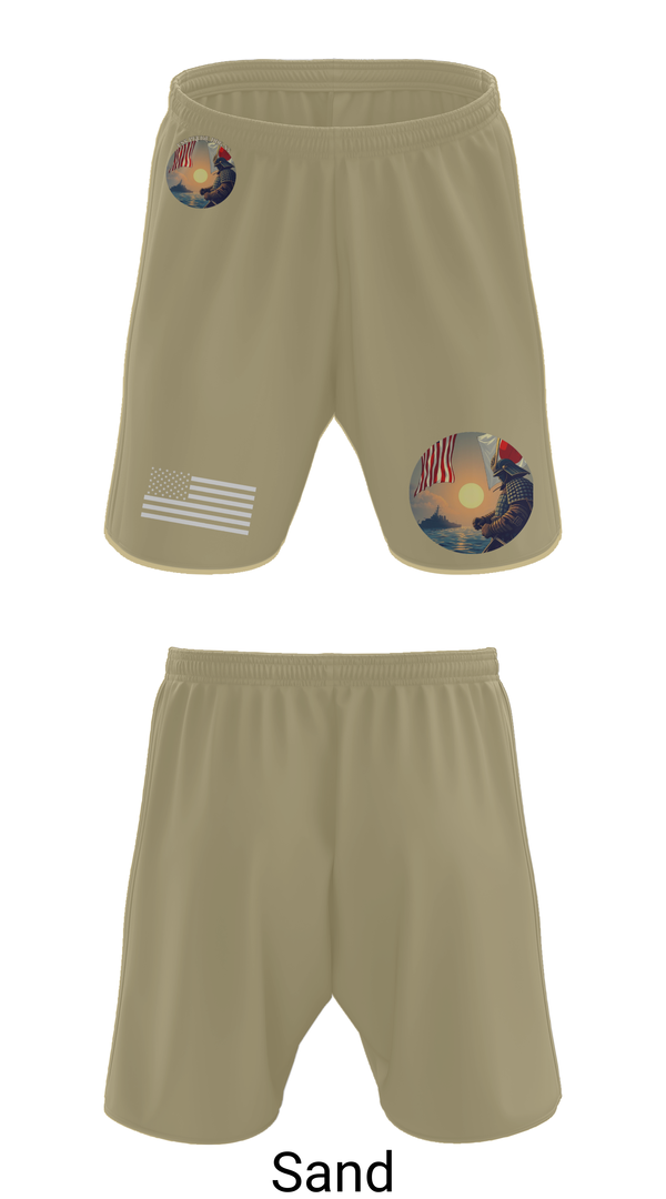 Athletic Shorts With Pockets, Uss Preble DDG 88, , Teamtime, Team time, sublimation, custom sports apparel, team uniforms, spirit wear, spiritwear, sports uniforms, custom shirts, team store, custom team store, fundraiser sports, apparel fundraiser