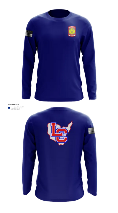 Lewis County Lions 17232794 Long Sleeve Performance Shirt 10