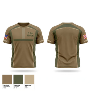 Short Sleeve Performance Shirt, D Co 1-69 IN, National Guard, Teamtime, Team time, sublimation, custom sports apparel, team uniforms, spirit wear, spiritwear, sports uniforms, custom shirts, team store, custom team store, fundraiser sports, apparel fundraiser