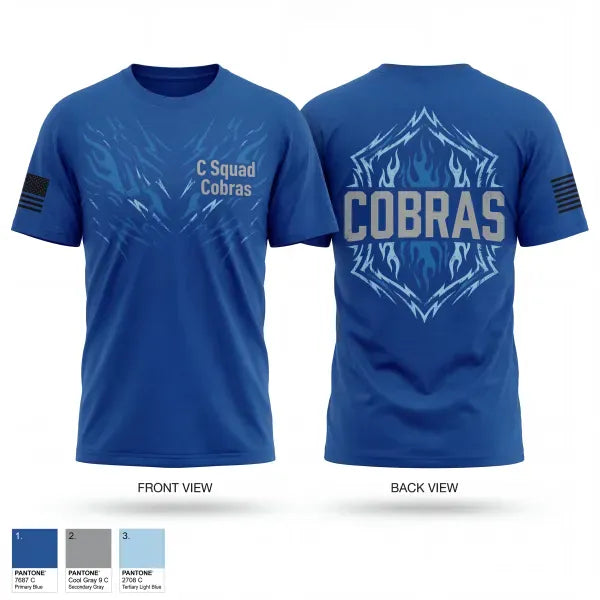 Old School Cotton Feel Shirt, C Squad Cobras, Police, Teamtime, Team time, sublimation, custom sports apparel, team uniforms, spirit wear, spiritwear, sports uniforms, custom shirts, team store, custom team store, fundraiser sports, apparel fundraiser