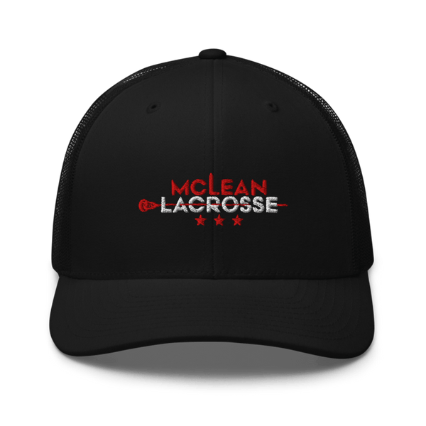 McLean Lacrosse 4222759 Retro Trucker Hat | Yupoong 6606