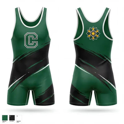 Coopersville Broncos 1775394 Wrestling Singlet - 1