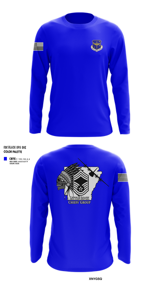 Long Sleeve Performance Shirt, LRAFB Chiefs Group, , Teamtime, Team time, sublimation, custom sports apparel, team uniforms, spirit wear, spiritwear, sports uniforms, custom shirts, team store, custom team store, fundraiser sports, apparel fundraiser