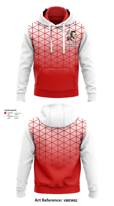 Merry Acres Middle School Basketball 12587225 Hoodie - 1