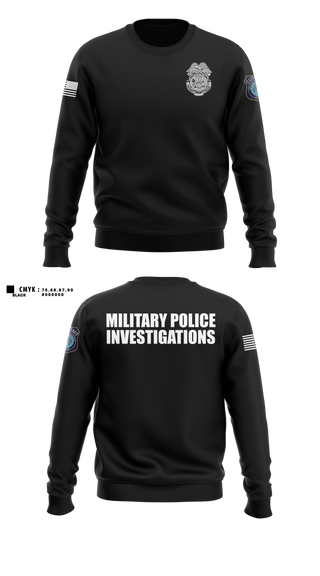 Crew Neck Sweatshirt, U.S. Forces Customs Agency, Army, Teamtime, Team time, sublimation, custom sports apparel, team uniforms, spirit wear, spiritwear, sports uniforms, custom shirts, team store, custom team store, fundraiser sports, apparel fundraiser