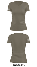 D4 SIU 83039667 Women's Short Sleeve V-neck Shirt - 6