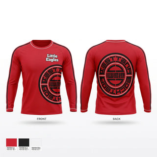 Long Sleeve Performance Shirt, Little Eagles, Wrestling, Teamtime, Team time, sublimation, custom sports apparel, team uniforms, spirit wear, spiritwear, sports uniforms, custom shirts, team store, custom team store, fundraiser sports, apparel fundraiser