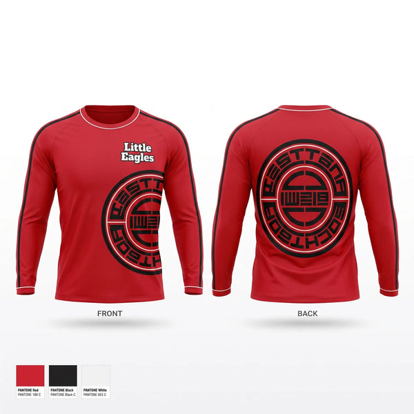 Long Sleeve Performance Shirt, Little Eagles, Wrestling, Teamtime, Team time, sublimation, custom sports apparel, team uniforms, spirit wear, spiritwear, sports uniforms, custom shirts, team store, custom team store, fundraiser sports, apparel fundraiser