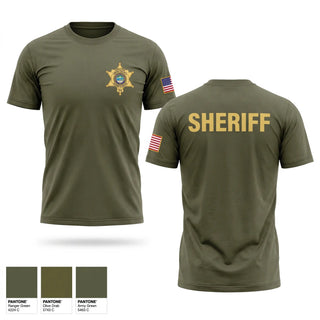 Old School Cotton Feel Shirt, Obion County Sheriff's Office, Police, Teamtime, Team time, sublimation, custom sports apparel, team uniforms, spirit wear, spiritwear, sports uniforms, custom shirts, team store, custom team store, fundraiser sports, apparel fundraiser