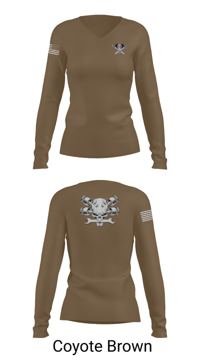 Fox 1-320th F-CO FAR 4533489 Women's Long Sleeve V-neck Shirt - 17