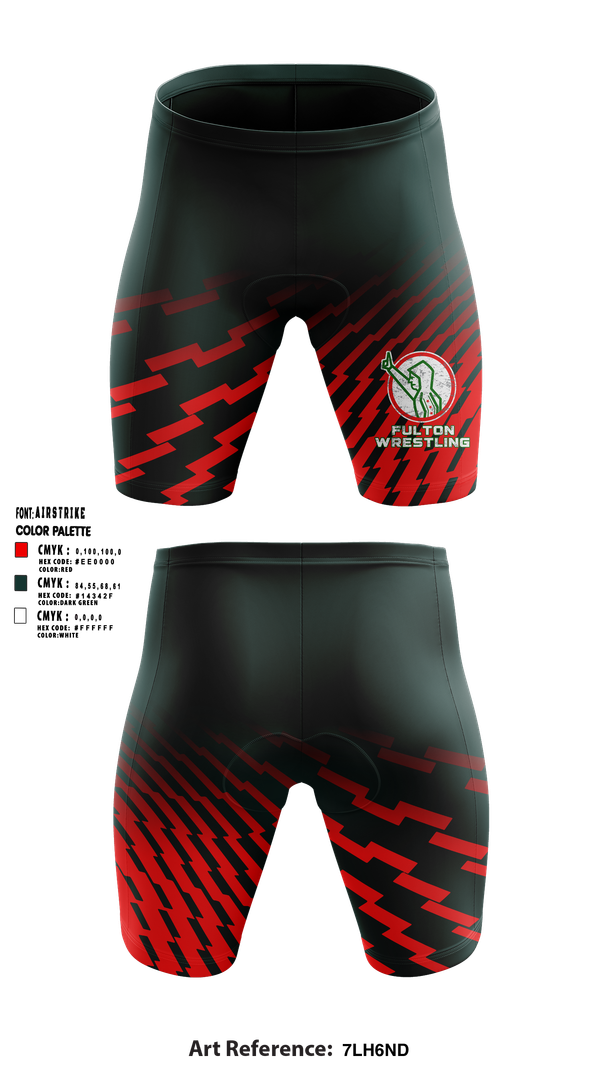 Mens Compression Shorts, Fulton, Wrestling, Teamtime, Team time, sublimation, custom sports apparel, team uniforms, spirit wear, spiritwear, sports uniforms, custom shirts, team store, custom team store, fundraiser sports, apparel fundraiser