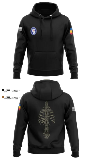Hoodie, 1st BN 515th RTI, Army, Teamtime, Team time, sublimation, custom sports apparel, team uniforms, spirit wear, spiritwear, sports uniforms, custom shirts, team store, custom team store, fundraiser sports, apparel fundraiser