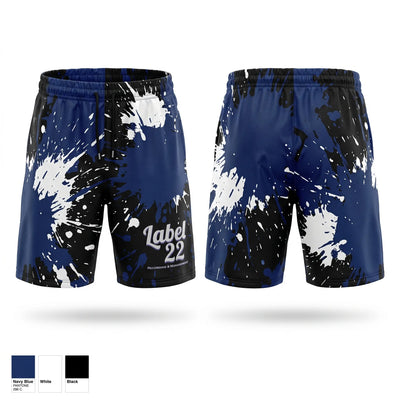 Label22 Records Athletic Shorts With Pockets - 1