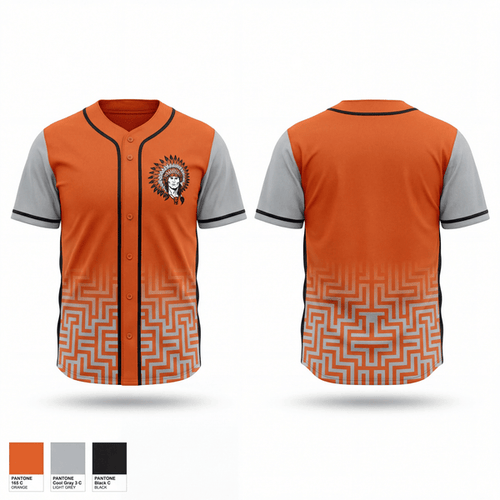Full Button Baseball Jersey, Honey Grove Warriors, Baseball, Teamtime, Team time, sublimation, custom sports apparel, team uniforms, spirit wear, spiritwear, sports uniforms, custom shirts, team store, custom team store, fundraiser sports, apparel fundraiser