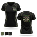 The Wolfpack Gun Club 86903036 Women's Short Sleeve V-neck Shirt - 1