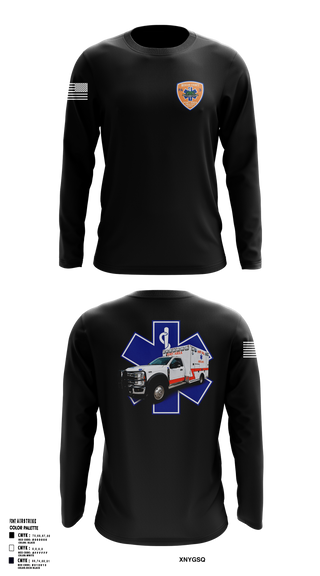 Long Sleeve Performance Shirt, PAAS, EMS/EMT, Teamtime, Team time, sublimation, custom sports apparel, team uniforms, spirit wear, spiritwear, sports uniforms, custom shirts, team store, custom team store, fundraiser sports, apparel fundraiser