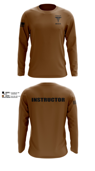 Long Sleeve Performance Shirt, 2/254 RTI, Army, Teamtime, Team time, sublimation, custom sports apparel, team uniforms, spirit wear, spiritwear, sports uniforms, custom shirts, team store, custom team store, fundraiser sports, apparel fundraiser