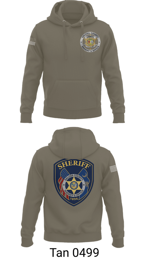 Hoodie, Saluda County Sheriff's Office, Police, Teamtime, Team time, sublimation, custom sports apparel, team uniforms, spirit wear, spiritwear, sports uniforms, custom shirts, team store, custom team store, fundraiser sports, apparel fundraiser