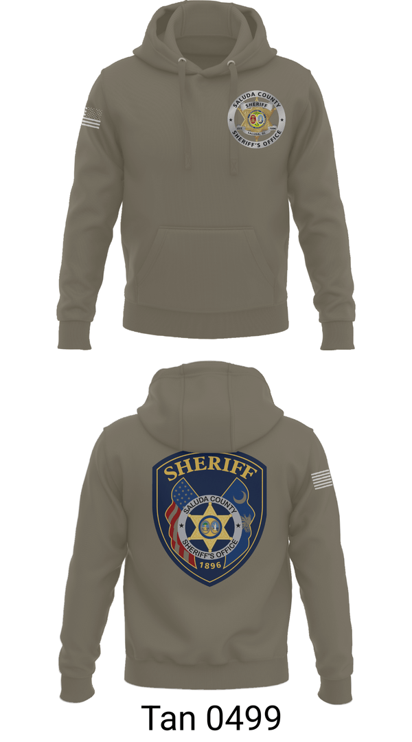 Hoodie, Saluda County Sheriff's Office, Police, Teamtime, Team time, sublimation, custom sports apparel, team uniforms, spirit wear, spiritwear, sports uniforms, custom shirts, team store, custom team store, fundraiser sports, apparel fundraiser