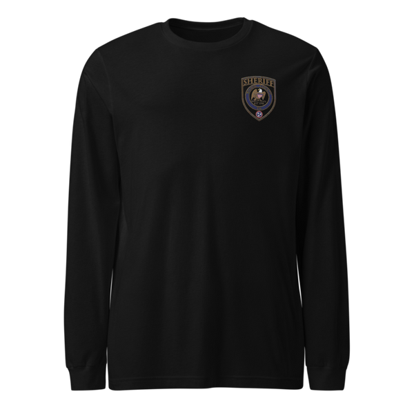 Sheriff 45341556 Unisex Long Sleeve Tee | Bella + Canvas 3501