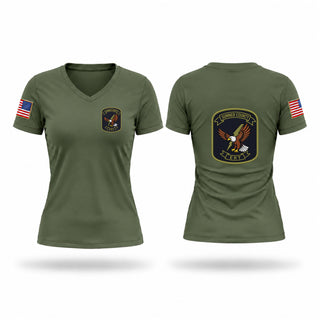 Womens Short Sleeve Vneck Shirt, Sumner county ERT, Police, Teamtime, Team time, sublimation, custom sports apparel, team uniforms, spirit wear, spiritwear, sports uniforms, custom shirts, team store, custom team store, fundraiser sports, apparel fundraiser