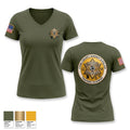 Cook County Sheriff Police Training Academy 26248616 Women's Short Sleeve V-neck Shirt - 1