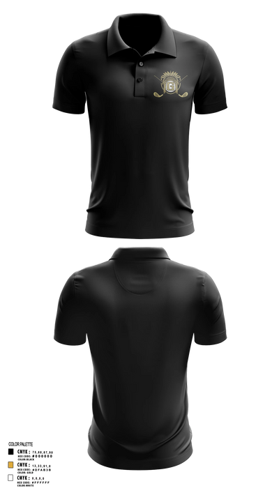 Gaffney Indians Short Sleeve Performance Polo - 4