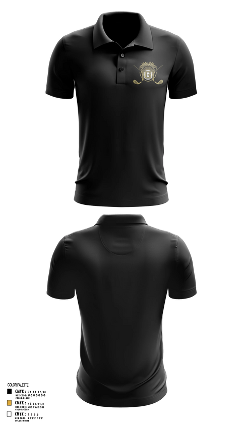 Short Sleeve Performance Polo, Gaffney Indians, Golf, Teamtime, Team time, sublimation, custom sports apparel, team uniforms, spirit wear, spiritwear, sports uniforms, custom shirts, team store, custom team store, fundraiser sports, apparel fundraiser