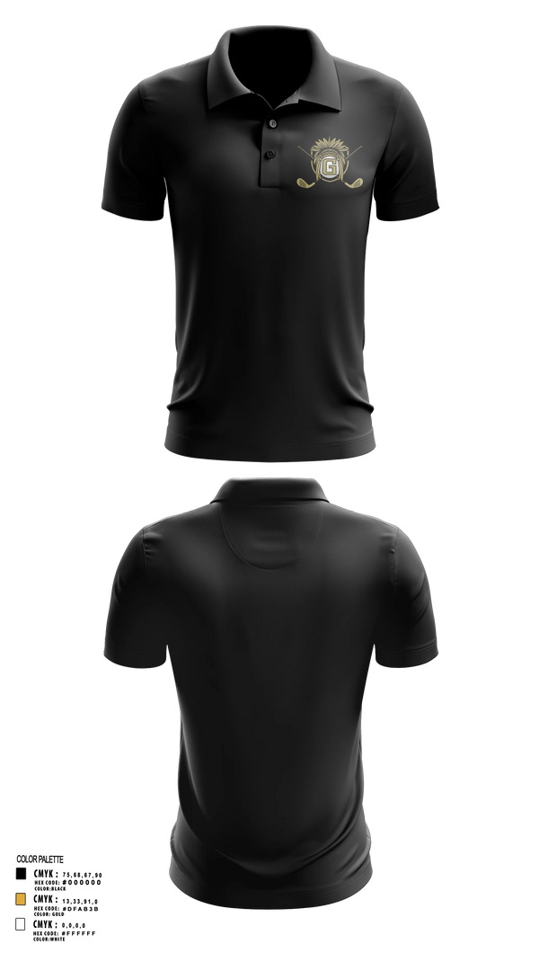Short Sleeve Performance Polo, Gaffney Indians, Golf, Teamtime, Team time, sublimation, custom sports apparel, team uniforms, spirit wear, spiritwear, sports uniforms, custom shirts, team store, custom team store, fundraiser sports, apparel fundraiser