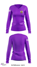 Kings Bay PMT 9436837 Women's Long Sleeve V-neck Shirt - 103