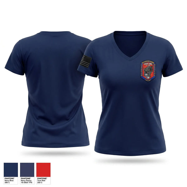 Womens Short Sleeve Vneck Shirt, West End Fire Company, Fire Department, Teamtime, Team time, sublimation, custom sports apparel, team uniforms, spirit wear, spiritwear, sports uniforms, custom shirts, team store, custom team store, fundraiser sports, apparel fundraiser