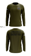 Livingston Co Sheriff K9 Long Sleeve Performance Shirt - 50
