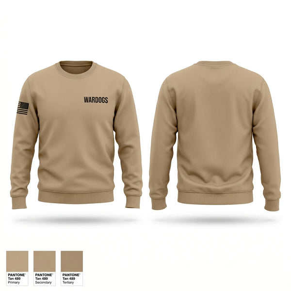 Crew Neck Sweatshirt, WARDOGSWARDOGS, Army, Teamtime, Team time, sublimation, custom sports apparel, team uniforms, spirit wear, spiritwear, sports uniforms, custom shirts, team store, custom team store, fundraiser sports, apparel fundraiser
