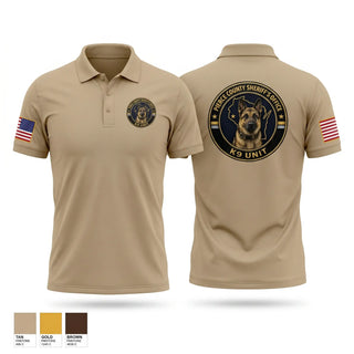 Short Sleeve Performance Polo, Pierce County Sheriff’s Office, Police, Teamtime, Team time, sublimation, custom sports apparel, team uniforms, spirit wear, spiritwear, sports uniforms, custom shirts, team store, custom team store, fundraiser sports, apparel fundraiser