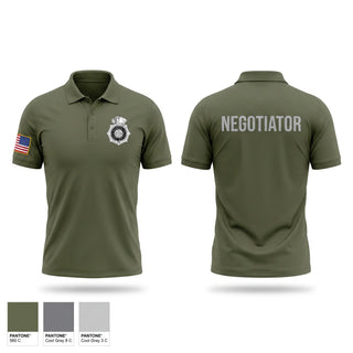 Short Sleeve Performance Polo, OPD Negotiators, Police, Teamtime, Team time, sublimation, custom sports apparel, team uniforms, spirit wear, spiritwear, sports uniforms, custom shirts, team store, custom team store, fundraiser sports, apparel fundraiser