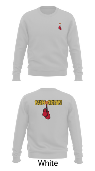 Crew Neck Sweatshirt, PADWORKPAPI, E-Sports, Teamtime, Team time, sublimation, custom sports apparel, team uniforms, spirit wear, spiritwear, sports uniforms, custom shirts, team store, custom team store, fundraiser sports, apparel fundraiser
