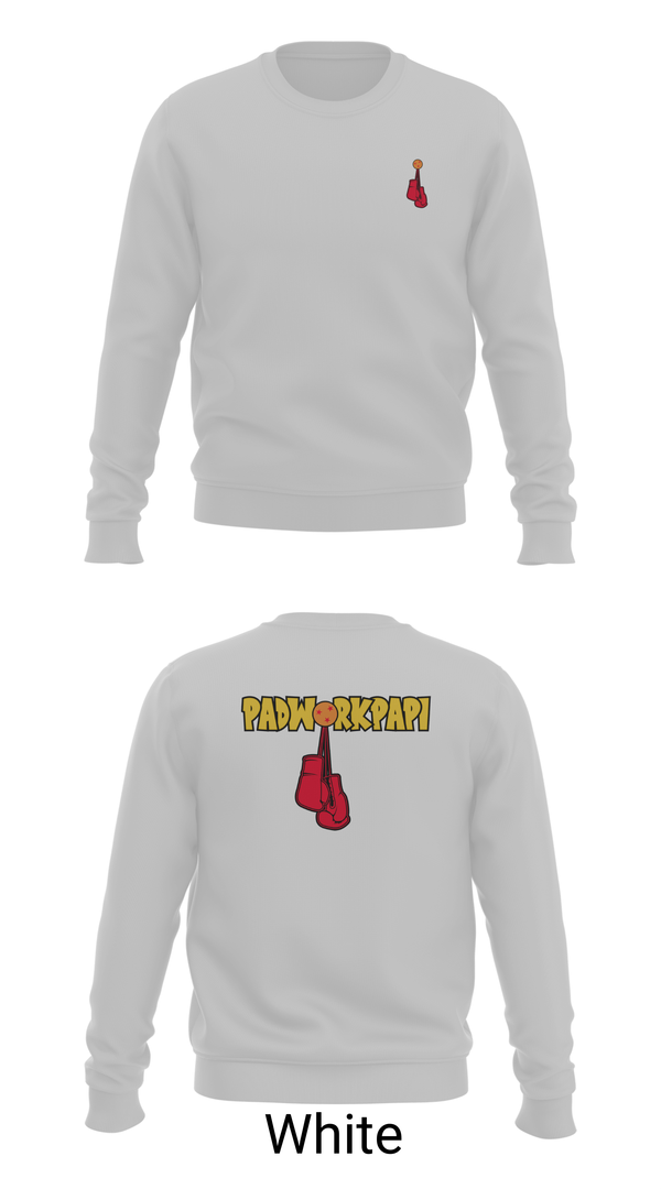 Crew Neck Sweatshirt, PADWORKPAPI, E-Sports, Teamtime, Team time, sublimation, custom sports apparel, team uniforms, spirit wear, spiritwear, sports uniforms, custom shirts, team store, custom team store, fundraiser sports, apparel fundraiser